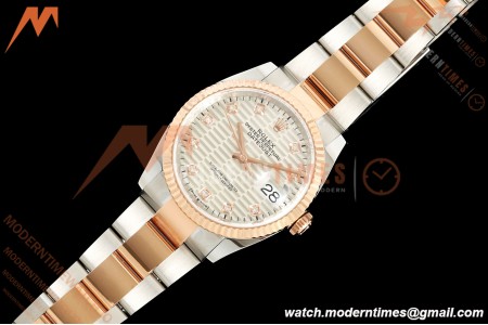 Rolex - Datejust 126231 36mm Oys Flt 904L RG/SS F-Silv/Dia ARF SH3235 | 롤렉스 - 데이트져스트 126231 36mm Oys Flt 904L RG/SS F-실브/Dia ARF SH3235