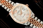Rolex - Datejust 126231 36mm Jub Flt 904L RG/SS F-Silv/Dia ARF SH3235 | 롤렉스 - 데이트저스트 126231 36mm Jub Flt 904L RG/SS F-실브/Dia ARF SH3235