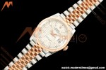 Rolex - Datejust 126231 36mm Jub Flt 904L RG/SS F-Silv/Stk ARF SH3235