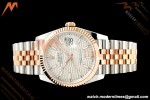 Rolex - Datejust 126231 36mm Jub Flt 904L RG/SS F-Silv/Stk ARF SH3235