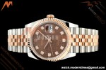 Rolex - Datejust 126231 36mm Jub Flt 904L RG/SS B-Motif/Dia ARF SH3235 | 롤렉스 - 데이트저스트 126231 36mm 주브 FLT 904L RG/SS B-모티프/Dia ARF SH3235