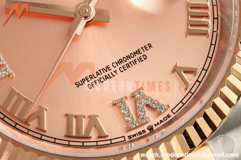 Rolex - Datejust 126231 36mm Oys Flt 904L RG/SS Pink/Rmn ARF SH3235