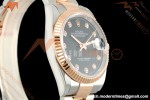 Rolex - Datejust 126231 36mm Oys Flt 904L RG/SS Blk/Dia ARF SH3235