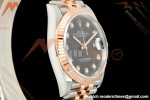 Rolex - Datejust 126231 36mm Jub Flt 904L RG/SS Blk/Dia ARF SH3235