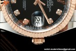 Rolex - Datejust 126231 36mm Jub Flt 904L RG/SS Blk/Dia ARF SH3235