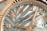 Rolex - Datejust 126231 36mm Oys Flt 904L RG/SS Silver Palm Motif Dial ARF SH3235