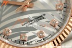 Rolex - Datejust 126231 36mm Oys Flt 904L RG/SS Silver Palm Motif Dial ARF SH3235