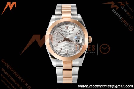 Rolex - Datejust 126301 41mm Oys Smt RG/SS S-Wave/Stk GDF MY8215