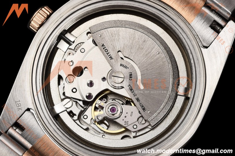 Rolex - Datejust 126301 41mm Oys Smt RG/SS S-Wave/Stk GDF MY8215 | 롤렉스 - 데이트저스트 126301 41mm 오이즈 스몰 세컨즈 RG/SS S-웨이브/스틸 GDF MY8215