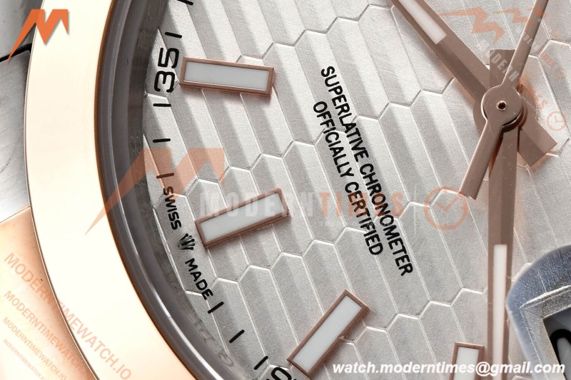 Rolex - Datejust 126301 41mm Oys Smt RG/SS S-Wave/Stk GDF MY8215 | 롤렉스 - 데이트저스트 126301 41mm 오이즈 스몰 세컨즈 RG/SS S-웨이브/스틸 GDF MY8215