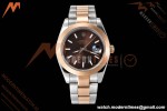 Rolex - Datejust 126301 41mm Oys Smt RG/SS Choco/Stk GDF MY8215