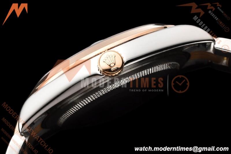 Rolex - Datejust 126301 41mm Oys Smt RG/SS Choco/Stk GDF MY8215