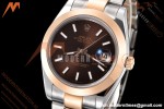 Rolex - Datejust 126301 41mm Oys Smt RG/SS Choco/Stk GDF MY8215