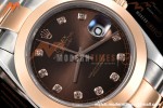 Rolex - Datejust 126301 41mm Oys Smt RG/SS Choco/Dia GDF MY8215
