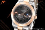 Rolex - Datejust 126301 41mm Oys Smt RG/SS Grey/Rmn GDF MY8215