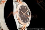Rolex - Datejust 116231 36mm Jub Flt 316L RG/SS Brn/Dia GMF A2824