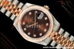 Rolex - Datejust 116231 36mm Jub Flt 316L RG/SS Brn/Dia GMF A2824