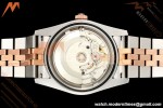 Rolex - Datejust 116231 36mm Jub Flt 316L RG/SS Blk/Dia GMF A2824