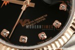 Rolex - Datejust 116231 36mm Jub Flt 316L RG/SS Blk/Dia GMF A2824