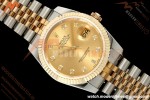 Rolex - Datejust 116233 36mm Jub Flt 316L YG/SS Gold/Dia GMF A2824