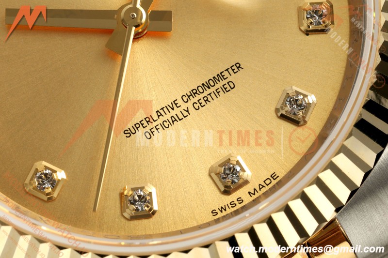 Rolex - Datejust 116233 36mm Jub Flt 316L YG/SS Gold/Dia GMF A2824