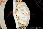 Rolex - Datejust 116233 36mm Jub Flt 316L YG/SS White Mop/Dia GMF A2824 | 롤렉스 - 데이트저스트 116233 36mm 주브 플랫 316L YG/SS 화이트 모프/다이아 GMF A2824