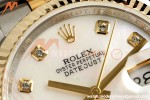 Rolex - Datejust 116233 36mm Jub Flt 316L YG/SS White Mop/Dia GMF A2824 | 롤렉스 - 데이트저스트 116233 36mm 주브 플랫 316L YG/SS 화이트 모프/다이아 GMF A2824