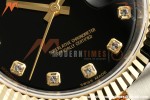 Rolex - Datejust 116233 36mm Jub Flt 316L YG/SS Blk/Dia GMF A2824