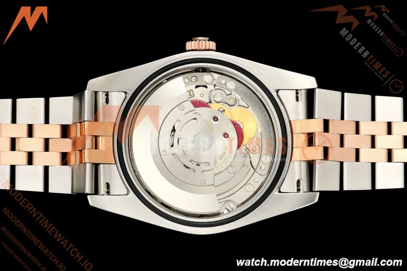 Rolex - Datejust 116231 36mm Jub Flt 316L RG/SS Brn/Dia GMF VR3135 | 롤렉스 - 데이트저스트 116231 36mm 주브 플랫 316L RG/SS 브라운/다이아 GMF VR3135