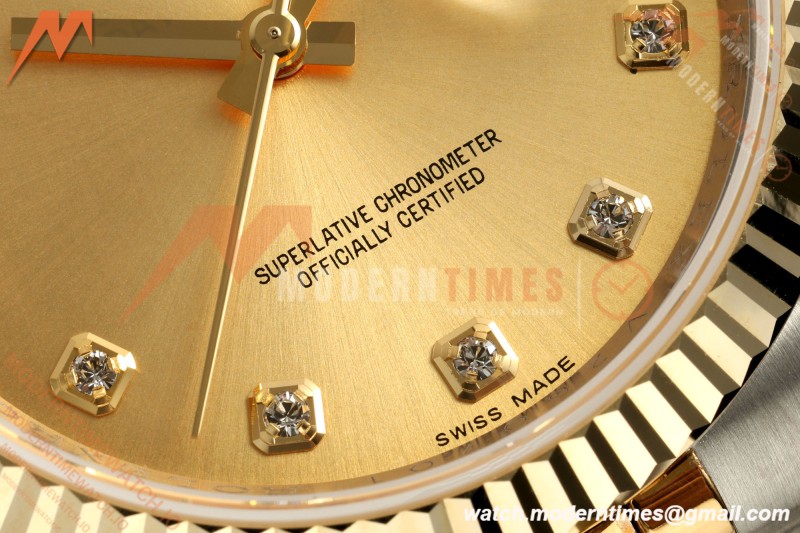 Rolex - Datejust 116233 36mm Jub Flt 316L YG/SS Gold/Dia GMF VR3135 | 롤렉스 - 데이트저스트 116233 36mm 주브 플랫 316L YG/SS 골드/다이아몬드 GMF VR3135