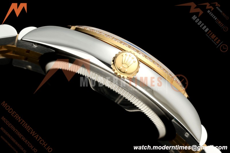 Rolex - Datejust 126283RBR 36mm Jub Diamond 904L YG/SS/DIA Grey/Rmn VSF VS3235 | 롤렉스 - 데이트저스트 126283RBR 36mm 주브 다이아몬드 904L YG/SS/DIA 그레이/Rmn VSF VS3235