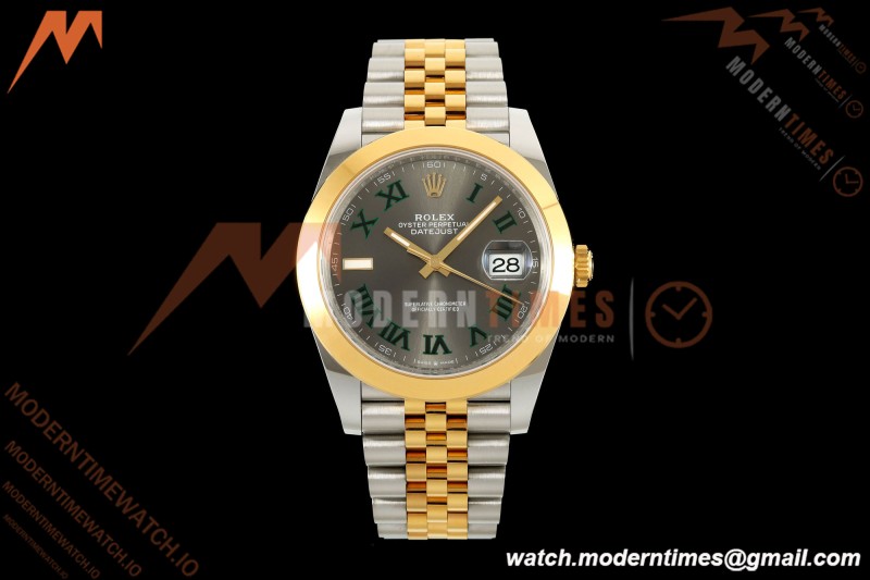 Rolex - Datejust 126303 41mm Jub Smt 904L YG/SS Gold/Stk VSF VS3235 | 롤렉스 - 데이트저스트 126303 41mm 주브 스몰 세컨드 904L YG/SS 그레이/Rmn VSF VS3235