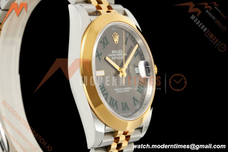 Rolex - Datejust 126303 41mm Jub Smt 904L YG/SS Gold/Stk VSF VS3235 | 롤렉스 - 데이트저스트 126303 41mm 주브 스몰 세컨드 904L YG/SS 그레이/Rmn VSF VS3235