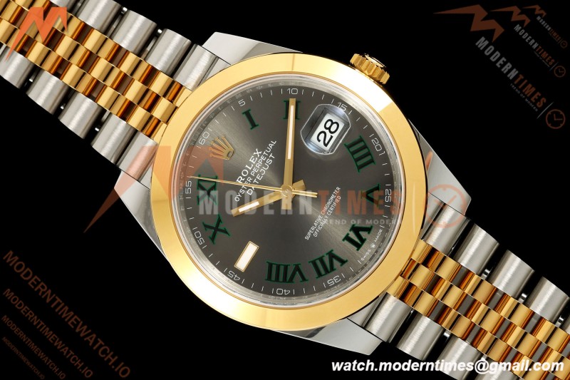 Rolex - Datejust 126303 41mm Jub Smt 904L YG/SS Gold/Stk VSF VS3235 | 롤렉스 - 데이트저스트 126303 41mm 주브 스몰 세컨드 904L YG/SS 그레이/Rmn VSF VS3235