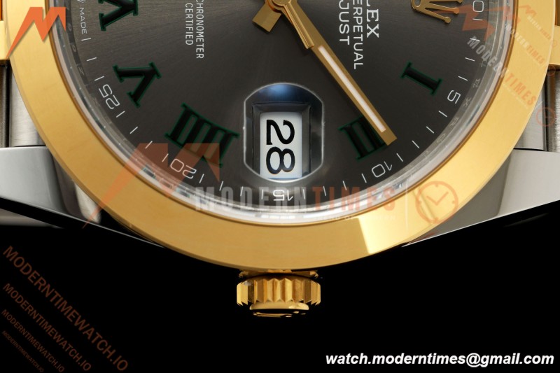 Rolex - Datejust 126303 41mm Jub Smt 904L YG/SS Gold/Stk VSF VS3235 | 롤렉스 - 데이트저스트 126303 41mm 주브 스몰 세컨드 904L YG/SS 그레이/Rmn VSF VS3235