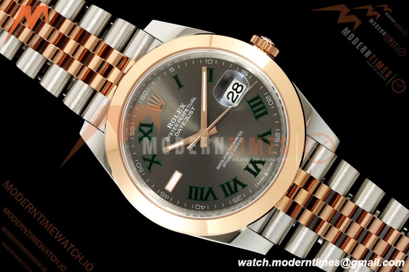 Rolex - Datejust 126301 41mm Jub Smt 904L RG/SS Grey/Rmn VSF VS3235