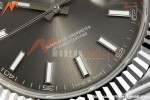 Rolex - Datejust 126334 41mm Gain Weight Jub Flt 904L SS/SS Gray/Stk QF SH3235