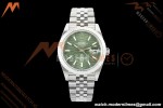 Rolex - Datejust 126334 41mm Gain Weight Jub Flt 904L SS/SS F-Grn/Stk QF SH3235 | 롤렉스 - 데이트저스트 126334 41mm 게인 웨이트 주브 FLT 904L SS/SS 플루티드 그린/Stk QF SH3235