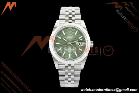Rolex - Datejust 126334 41mm Gain Weight Jub Flt 904L SS/SS F-Grn/Stk QF SH3235