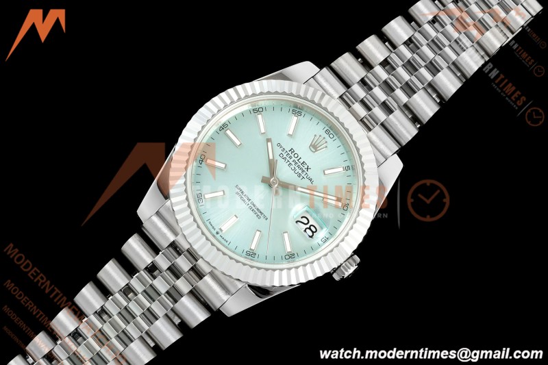 Rolex - Datejust 126334 41mm Gain Weight Jub Flt 904L SS/SS I-Blue/Stk QF SH3235