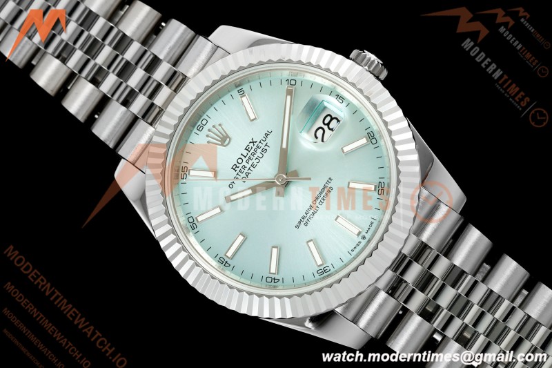 Rolex - Datejust 126334 41mm Gain Weight Jub Flt 904L SS/SS I-Blue/Stk QF SH3235