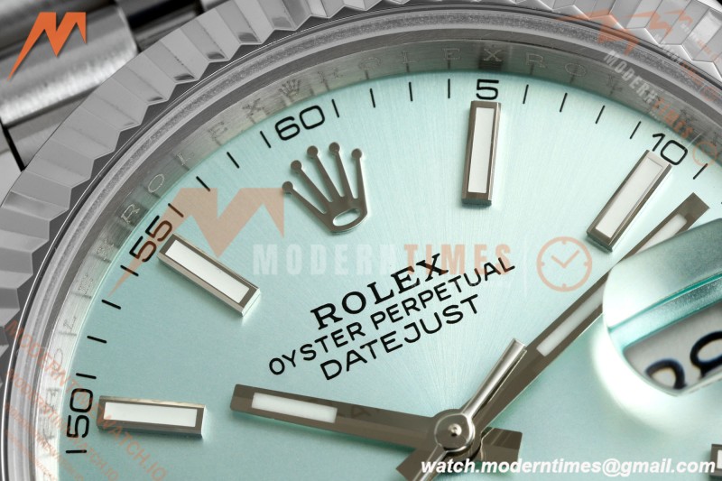 Rolex - Datejust 126334 41mm Gain Weight Jub Flt 904L SS/SS I-Blue/Stk QF SH3235