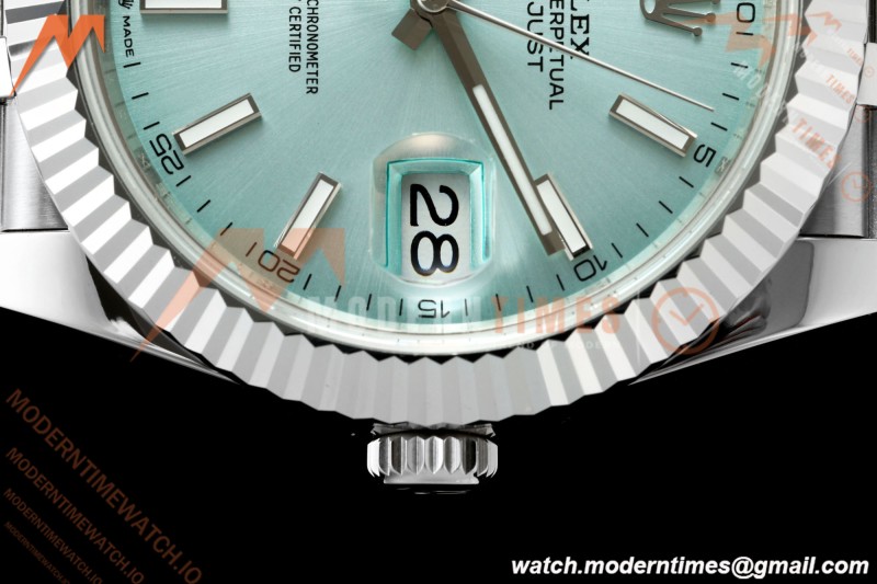 Rolex - Datejust 126334 41mm Gain Weight Jub Flt 904L SS/SS I-Blue/Stk QF SH3235