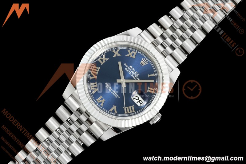 Rolex - Datejust 126334 41mm Gain Weight Jub Flt 904L SS/SS Blu/Rmn QF SH3235
