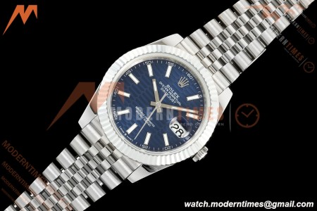 Rolex - Datejust 126334 41mm Gain Weight Jub Flt 904L SS/SS F-Blu/Stk QF SH3235