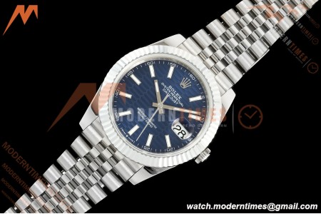 Rolex - Datejust 126334 41mm Gain Weight Jub Flt 904L SS/SS F-Blu/Stk QF SH3235