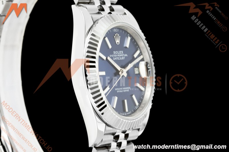 Rolex - Datejust 126334 41mm Gain Weight Jub Flt 904L SS/SS Blu/Stk QF SH3235 | 롤렉스 - 데이트저스트 126334 41mm 게인 웨이트 주브 FLT 904L SS/SS 블루/Stk QF SH3235