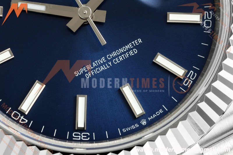 Rolex - Datejust 126334 41mm Gain Weight Jub Flt 904L SS/SS Blu/Stk QF SH3235 | 롤렉스 - 데이트저스트 126334 41mm 게인 웨이트 주브 FLT 904L SS/SS 블루/Stk QF SH3235