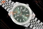 Rolex - Datejust 126334 41mm Gain Weight Jub Flt 904L SS/SS Grn/Stk QF SH3235