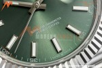 Rolex - Datejust 126334 41mm Gain Weight Jub Flt 904L SS/SS Grn/Stk QF SH3235
